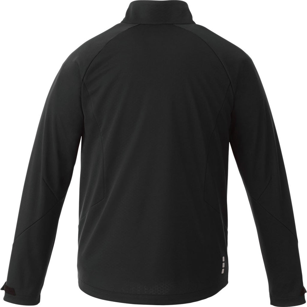 Elevate Men's Black Kaputar Softshell Jacket