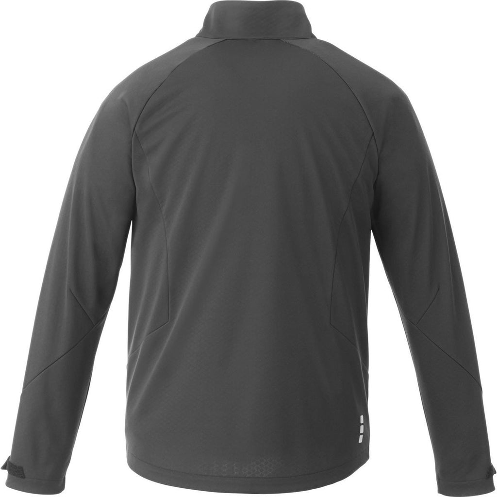 Elevate Men's Grey Storm Kaputar Softshell Jacket