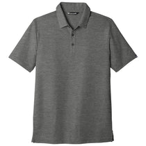TravisMathew Men's Quiet Shade Grey Heather/Black Oceanside Heather Polo