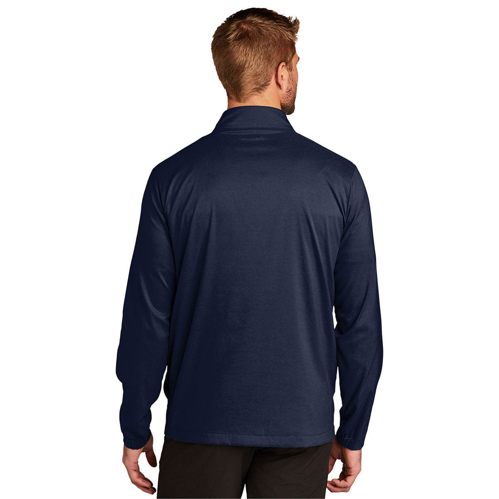 TravisMathew Men's Vintage  Indigo/ Black Surfside Full-Zip Jacket