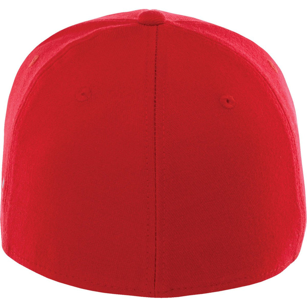 Elevate Team Red Acuity Fitted Ballcap