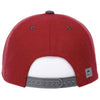 Roots73 Men's Dark Red Heather/Dark Charcoal Mix U-Eston BallCap