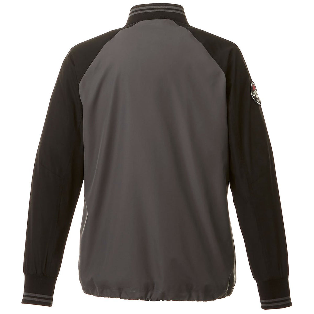 Roots73 Women's Charcoal/Black Hargrave Varsity Jacket