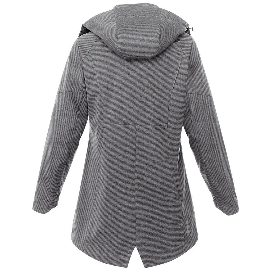 Elevate Women's Black Smoke Bergamo Softshell Jacket