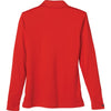 Elevate Women's Red Brecon Long Sleeve Polo