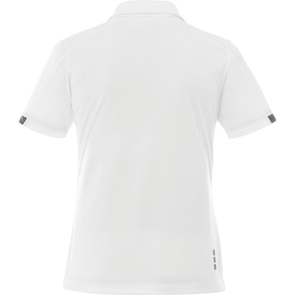 Elevate Women's White Kiso Short Sleeve Polo