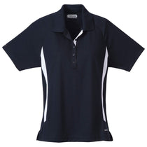 Elevate Women's Navy/White Mitica Short Sleeve Polo