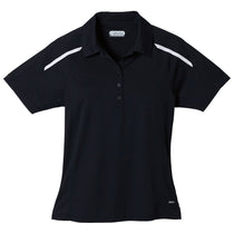 Elevate Women's Navy/White Nyos Short Sleeve Polo