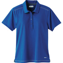 Elevate Women's New Royal Dunlay Short Sleeve Polo