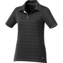 Elevate Women's Black Prescott Short Sleeve Polo