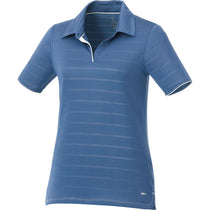 Elevate Women's Denim Blue Prescott Short Sleeve Polo