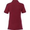 Elevate Women's Maroon Crandall Short Sleeve Polo