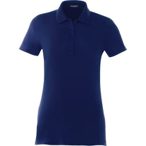 Elevate Women's Vintage Navy Acadia Short Sleeve Polo