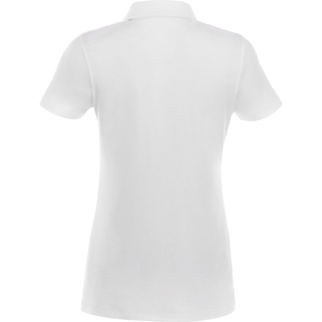 Elevate Women's White Acadia Short Sleeve Polo