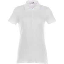 Elevate Women's White Acadia Short Sleeve Polo