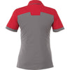 Elevate Women's Team Red/Steel Grey Mack Short Sleeve Polo