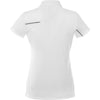 Elevate Women's White/Steel Grey Wilcox Short Sleeve Polo