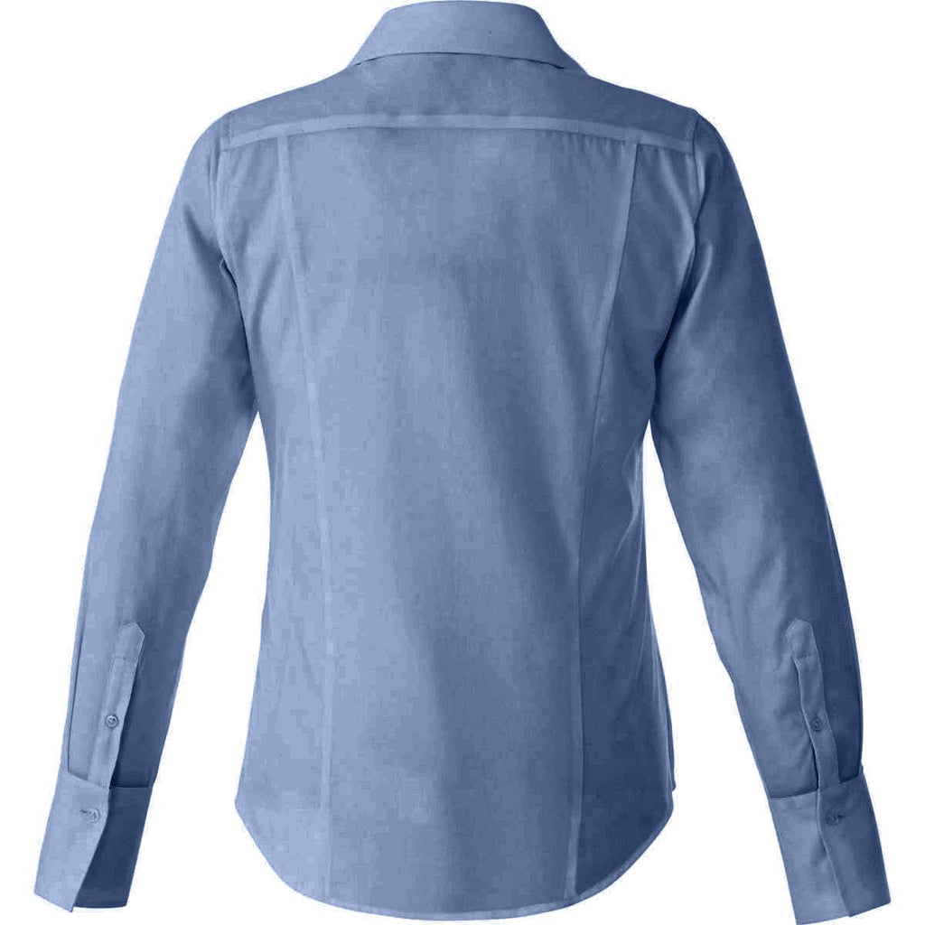 Elevate Women's Blue Cromwell Long Sleeve Shirt