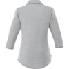 Elevate Women's Heather Grey Tipton 3/4 Sleeve Polo