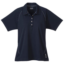 Elevate Women's Navy Solway Short Sleeve Polo