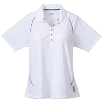 Elevate Women's White Solway Short Sleeve Polo