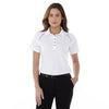 Elevate Women's White Solway Short Sleeve Polo