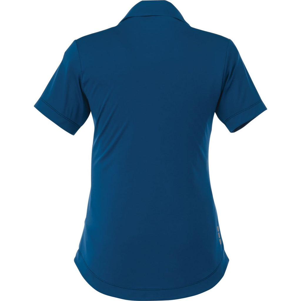 Elevate Women's Olympic Blue Heather/Invictus Sagano Short Sleeve Polo