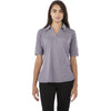 Elevate Women's Dark Plum Torres Short Sleeve Polo