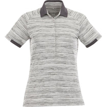 Elevate Women's Heather Grey/Grey Storm Emory Short Sleeve Polo