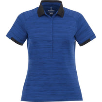 Elevate Women's Metro Blue Heather/Metro Blue Emory Short Sleeve Polo