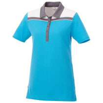 Elevate Women's Chill/Steel Grey/White Gydan Short Sleeve Polo