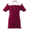 Elevate Women's Maroon/Fossil/White Gydan Short Sleeve Polo