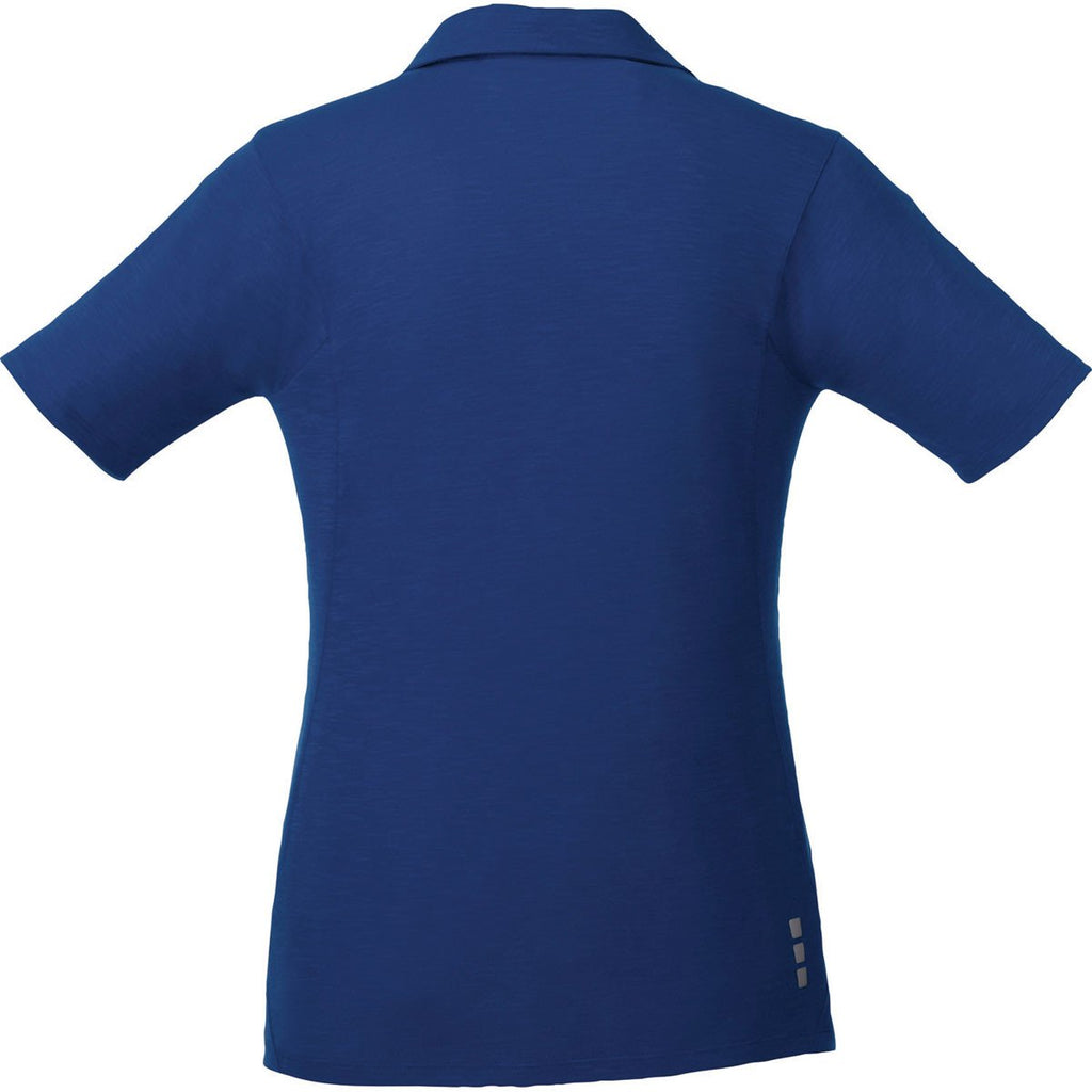 Elevate Women's Vintage Navy Jepson Short Sleeve Polo