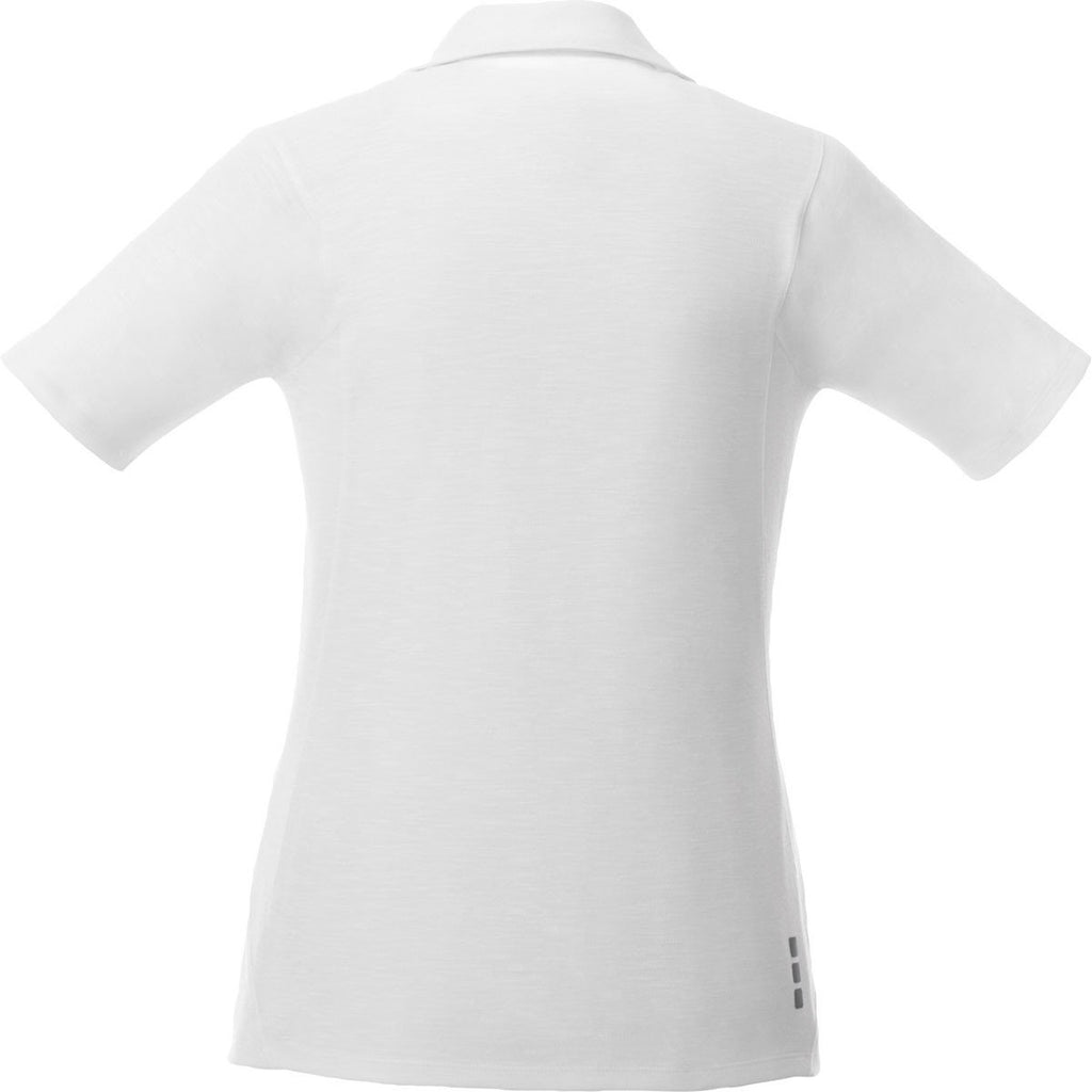 Elevate Women's White Jepson Short Sleeve Polo