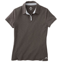 Roots73 Women's Black Smoke/Silver Stillwater Short Sleeve Polo