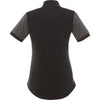 Elevate Women's Charcoal/Black Smoke Laramie Short Sleeve Polo