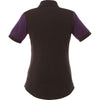 Elevate Women's Dark Plum/Black Smoke Laramie Short Sleeve Polo