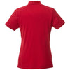 Elevate Women's Team Red Hakone Short Sleeve Polo