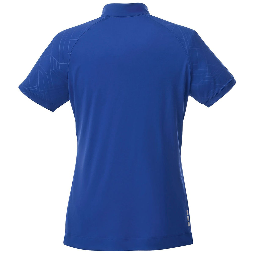Elevate Women's New Royal Hakone Short Sleeve Polo