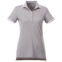 Roots73 Women's Quarry/White Limestone Short Sleeve Polo