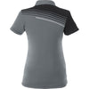 Elevate Women's Steel Grey Prater Short Sleeve Polo