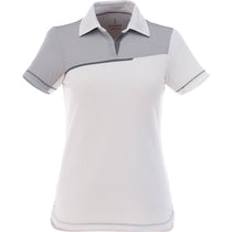 Elevate Women's White Prater Short Sleeve Polo