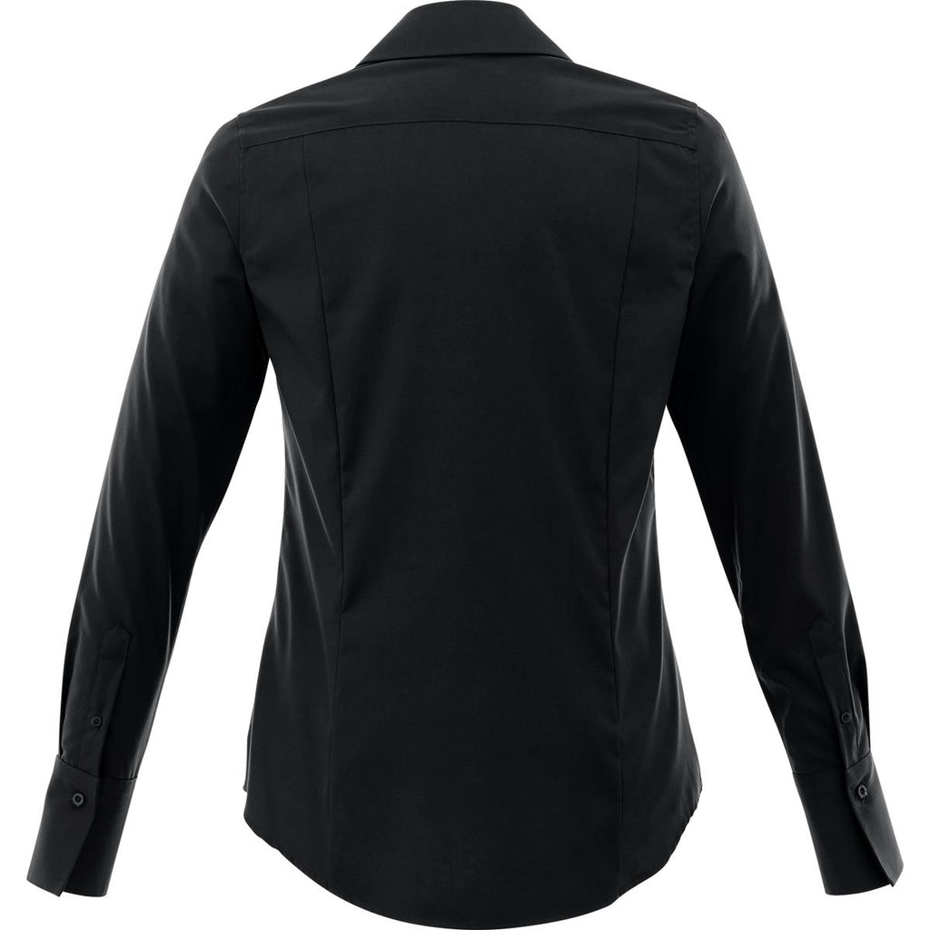Elevate Women's Black Cromwell Long Sleeve Shirt