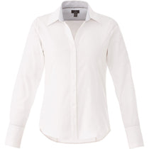 Elevate Women's White Cromwell Long Sleeve Shirt