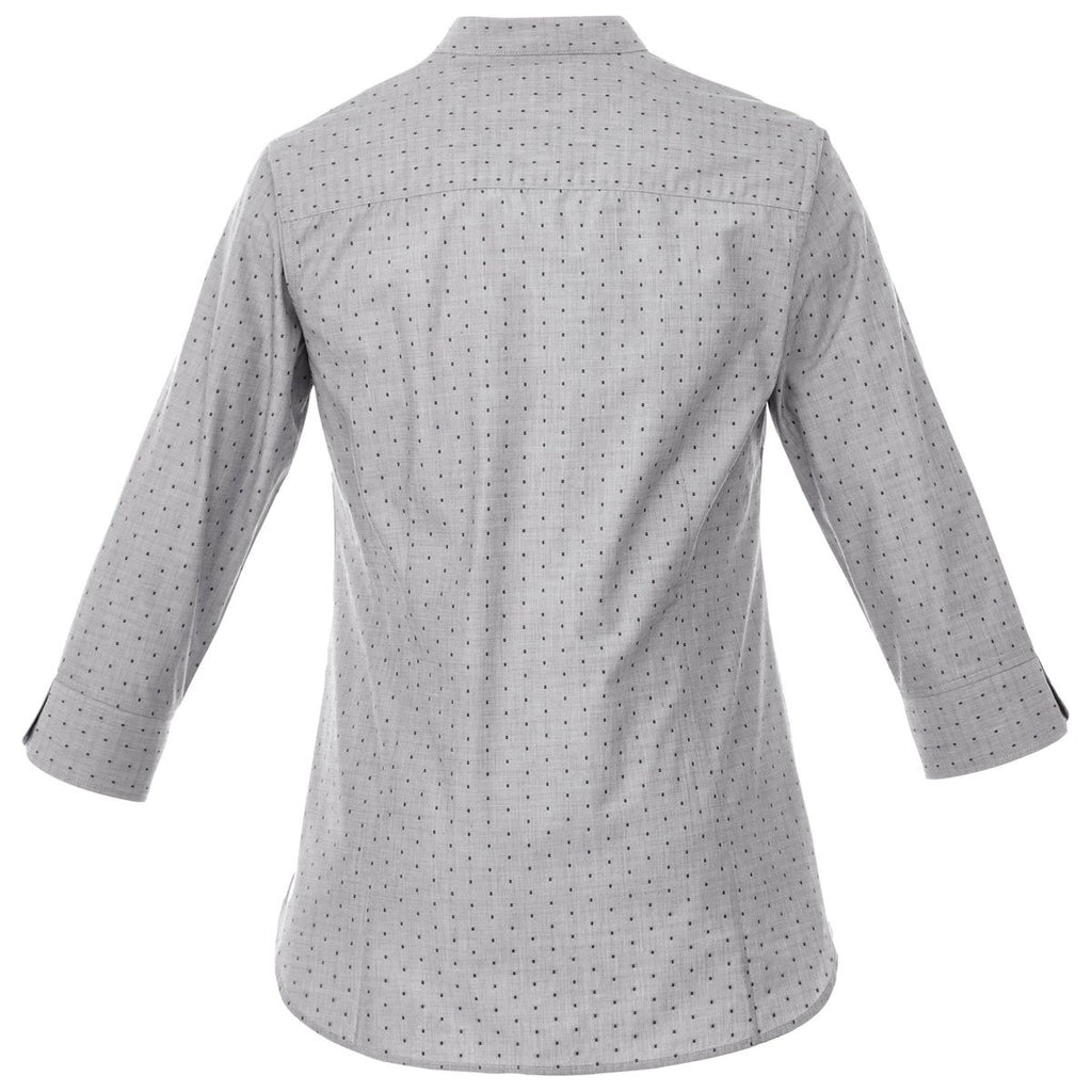 Elevate Women's Grey Storm Huntington Three Quarter Sleeve