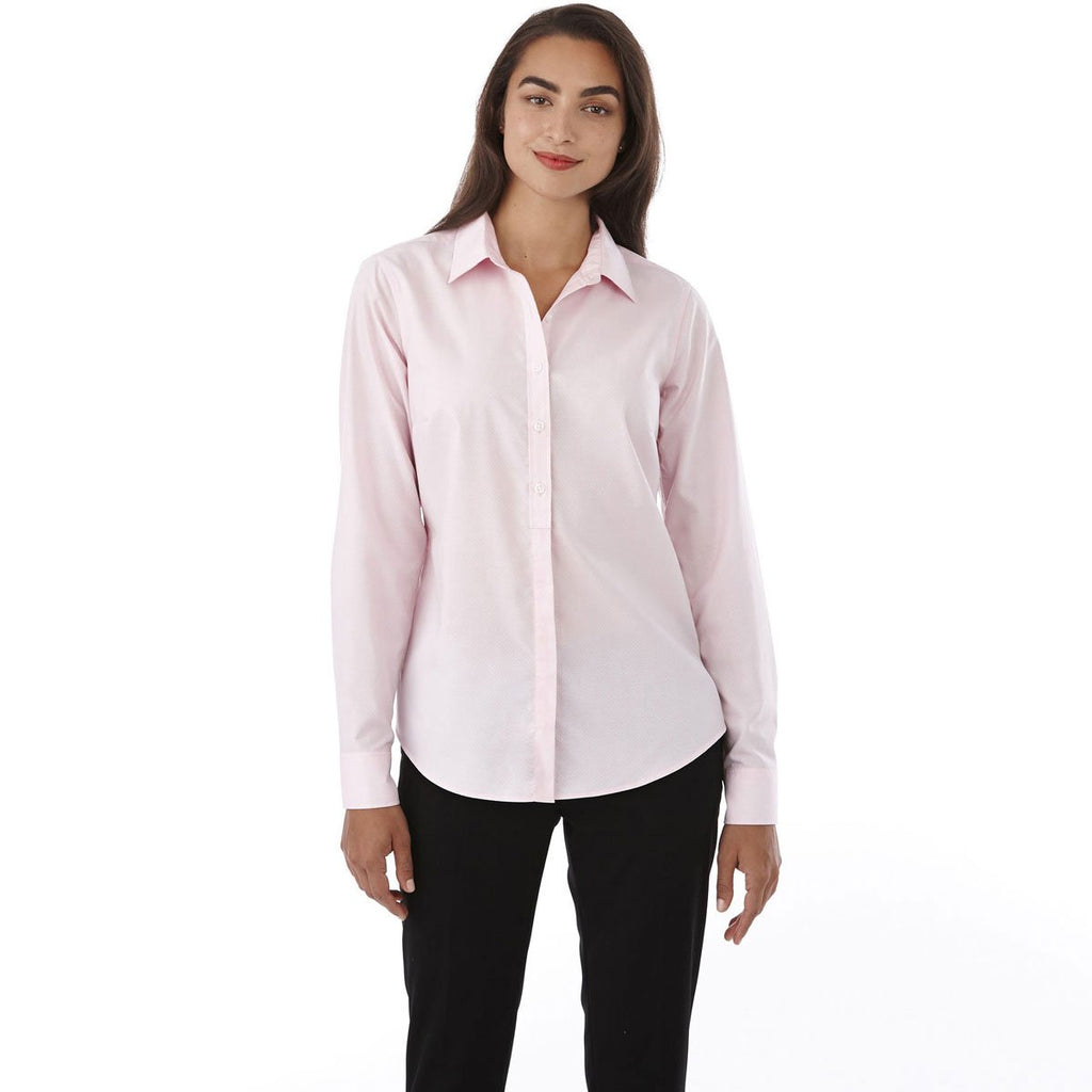 Elevate Women's Pink Zircon Thurston Long Sleeve Shirt