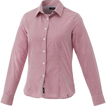 Elevate Women's Maroon Quinlan Long Sleeve Shirt