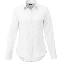 Elevate Women's White Pierce Long Sleeve Shirt