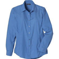 Elevate Women's Blue Tulare Oxford Long Sleeve Shirt