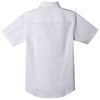 Elevate Women's White Lambert Oxford Short Sleeve Shirt